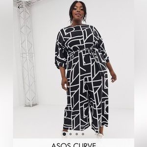 Abstract Print Jumpsuit